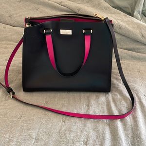 Kate Spade black and pink crossbody